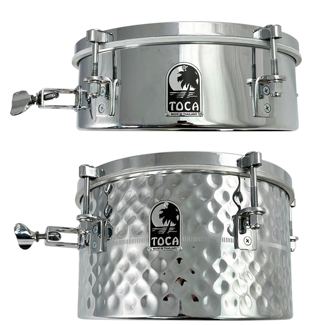 Toca Drumset Add-Ons Timbales - 12" x 4" Edelstahl (T-412-SS)