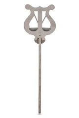 GEWA Lyra, vernickelt, Stiel 14 cm