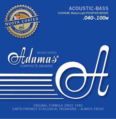 Adamas Saiten für Akustikbass Nuova beschichtet - Set 4-saitig med-light (5300NU-ML)