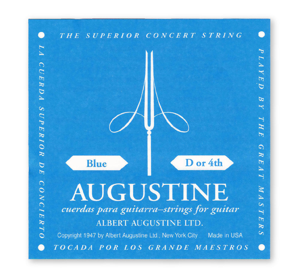 Augustine Classic Blue Label D4-Saite, high tension, .0305"