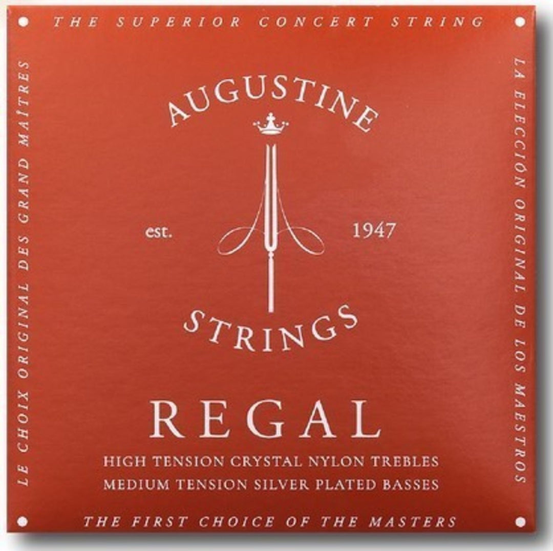 Augustine Saiten für klassische Gitarren Regal Crystal Nylon high - Set Regal Red (high/medium)