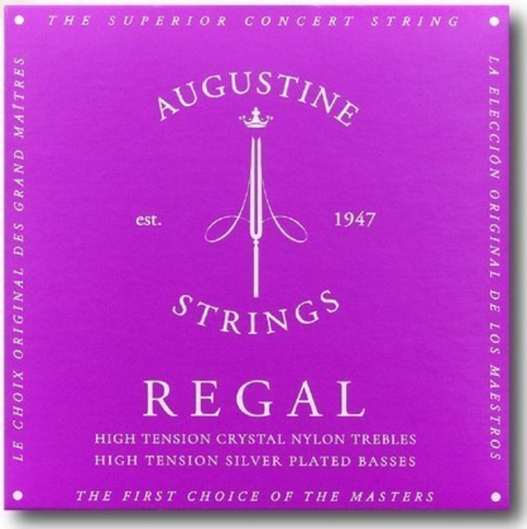 Augustine Saiten für klassische Gitarren Regal Crystal Nylon high - Set Regal Blue (high/high)