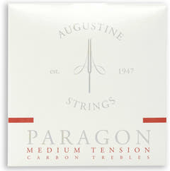 Augustine Saiten für klassische Gitarren Paragon Carbon - Set rot (medium/medium)