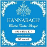 Hannabach 875HT G3 chromumwickelt für klassische Gitarren, high tension