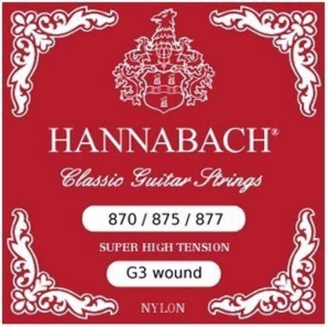 Hannabach 870SHT KVS-umwickelte G3-Saite, super High Tension
