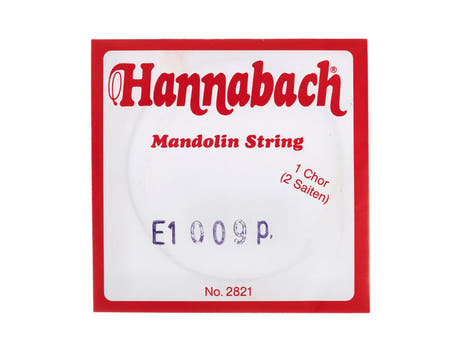 Hannabach 2821009 Mandolinensaite E .009", Paar