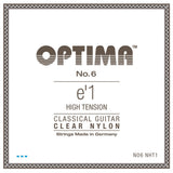 Optima No. 6 E1 klassische Gitarrensaite, Nylon, hoch Spannung