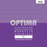 Optima 2131 Mandolinensaite E .011, Flatwound (Paar)