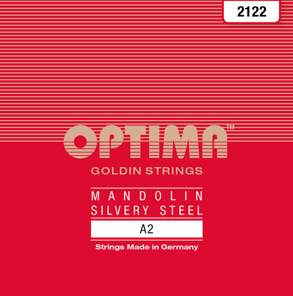 Optima 2122 Mandolinensaite A .013, Goldin Flatwound (Paar)