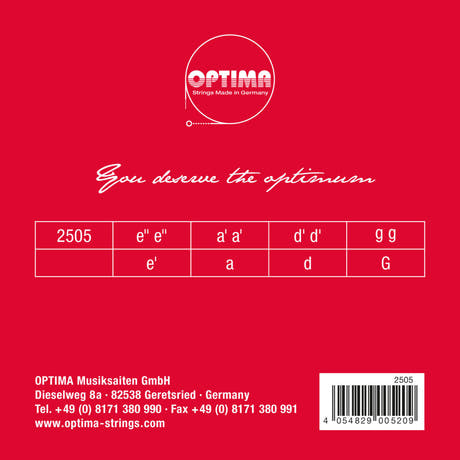 Optima Mandriola Saiten - Set (2505)