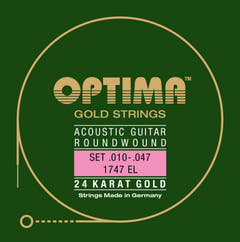 Optima Saiten für Akustik Gitarren Gold Saiten - Set (1747EL)