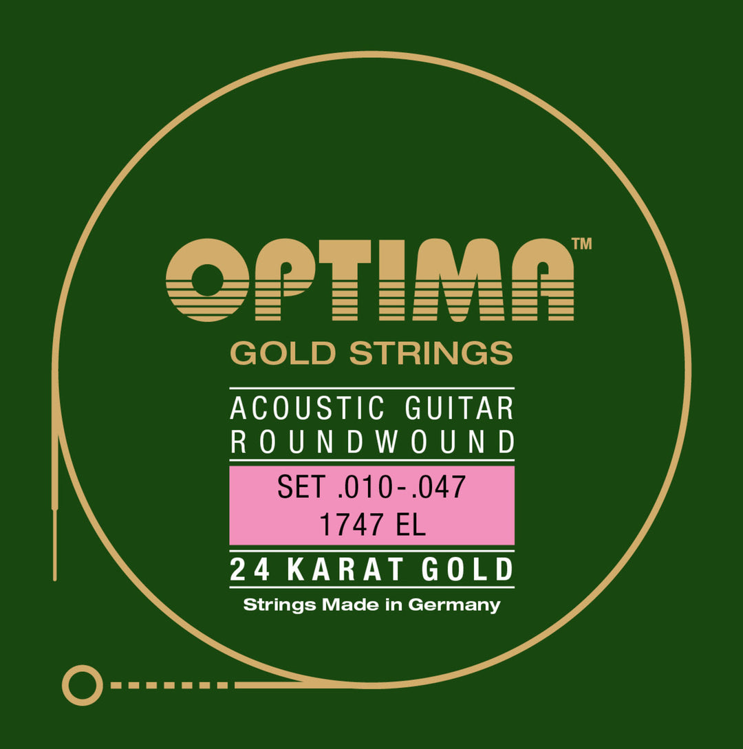 Optima Saiten für Akustik Gitarren Gold Saiten - Set (1747EL)
