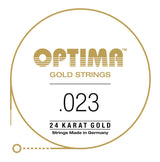 Optima Gold G3 .023w Westerngitarrensaite, GA023