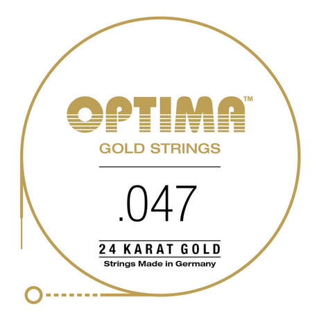 Optima Gold E6 .047w Westerngitarrensaite, GA047