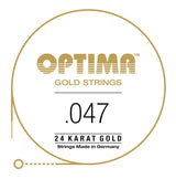 Optima Gold E6 .047w Westerngitarrensaite, GA047