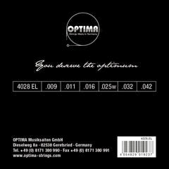 Optima Saiten für E-Gitarre Chromsaiten round wound - Set (4028EL)
