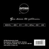 Optima Saiten für E-Gitarre Chromsaiten round wound - Set (4028EL)