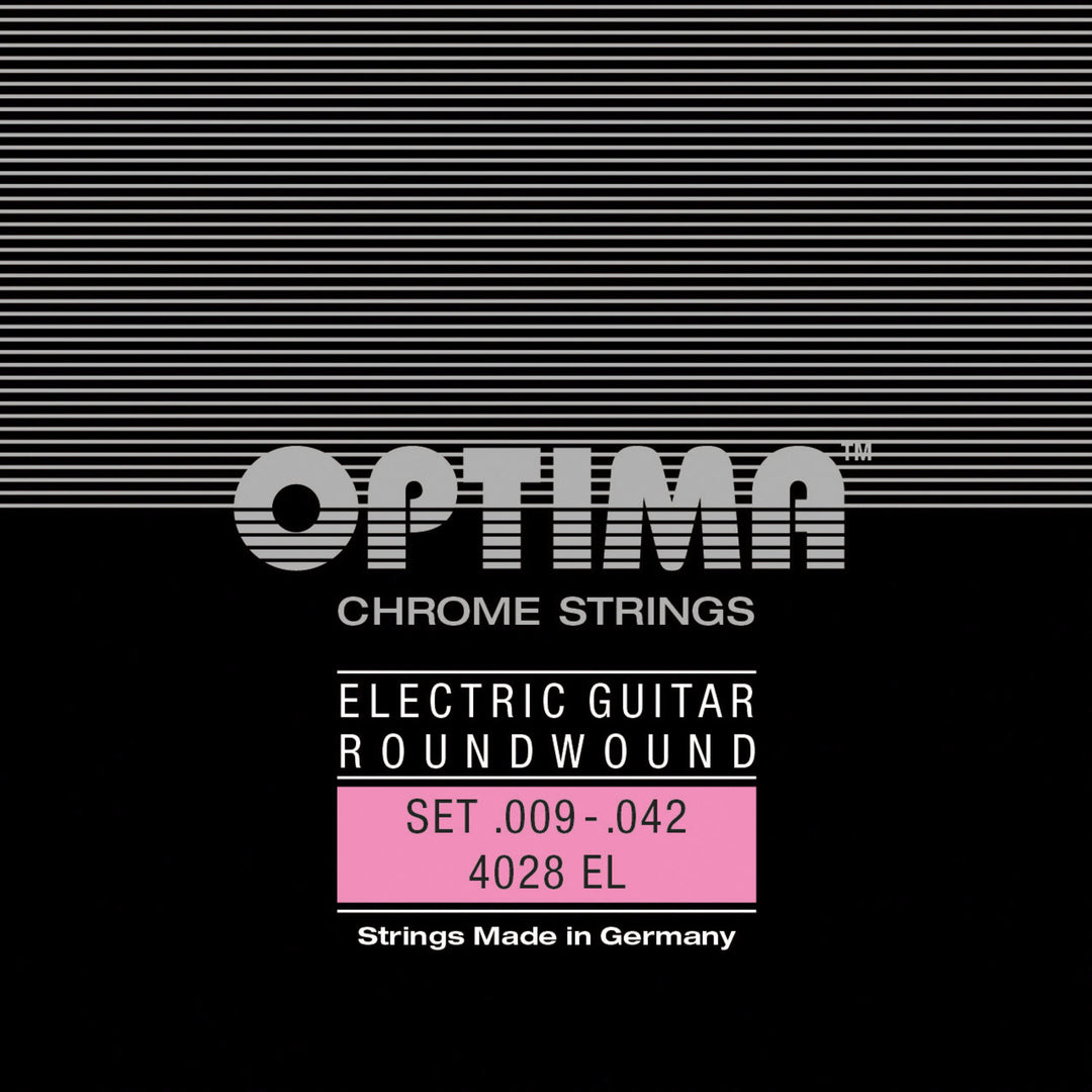Optima Saiten für E-Gitarre Chromsaiten round wound - Set (4028EL)