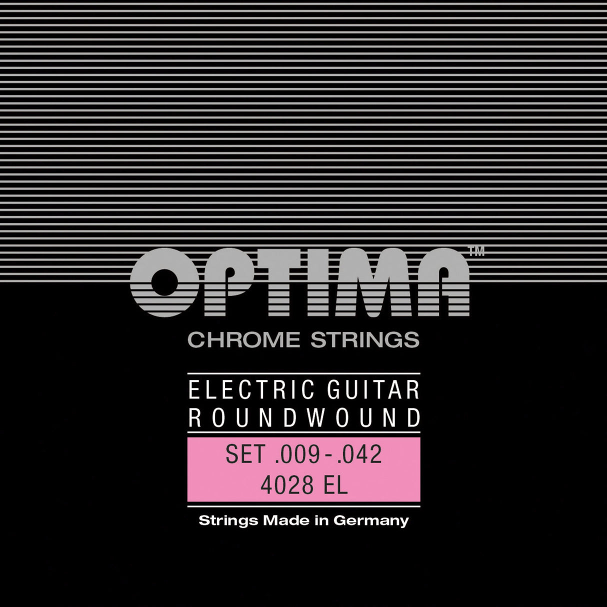 Optima Saiten für E-Gitarre Chromsaiten round wound - Set (4028EL)