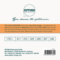 Optima Saiten für Akustikgitarren Hot Club Gypsyfire versilbert - Set (1737L)