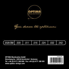 Optima Saiten für E-Gitarre Goldsaiten rund gewickelt - Set (2028BM)