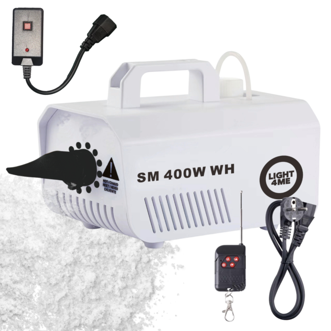 LIGHT4ME SM 400W WH Schneemaschine