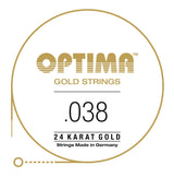 Optima Gold E6 .038w E-Gitarrensaite, GE038
