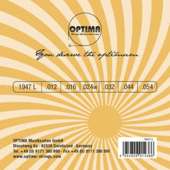 Optima Saiten für E-Gitarre Jazz Swing Chrom Round Wound - Set (1947L)