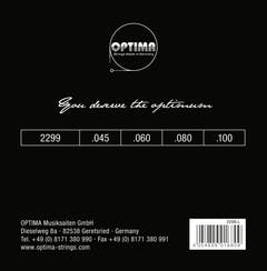 Optima E-Bass Saiten Gold Strings Round Wound long scale - Set 4-saitig reg-light (2299L)