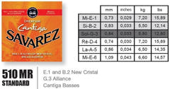 Savarez Saiten für klassische Gitarre Creation Cantiga 510 - Set normal (510MR)