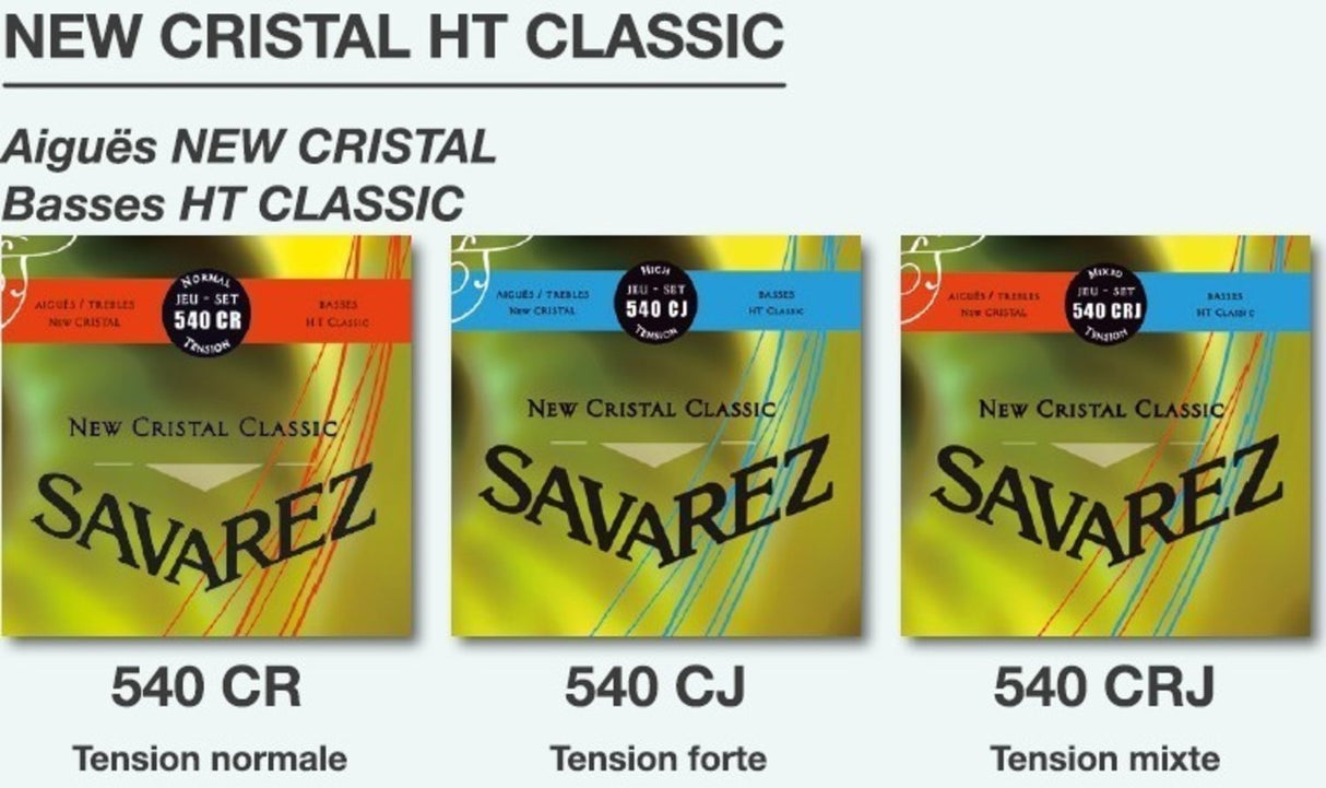Savarez Saiten für klassische Gitarren New Cristal Classic - Satz (540CRJ)