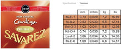 Savarez 516RP New Cristal Cantiga Premium E6-Basssaite, normale Spannung