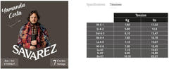 Savarez Saiten für klassische Gitarren YAMANDU COSTA 7-string - 7-string high tension (Y510MJ7)