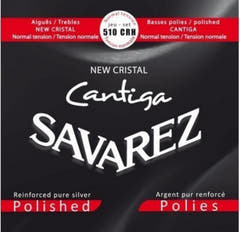 Savarez Saiten für klassische Gitarren New Cristal Cantiga - Normal set, poliert (510CRH)
