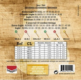 Savarez A130CL Bronze westerngitarren-Saiten, custom light .011 bis .052