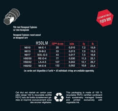 Savarez H50LM Hexagonal Explosion, medium light .010 bis .052
