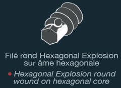 Savarez H50L Hexagonal Explosion e-gitarrensaiten, light .010 bis .046