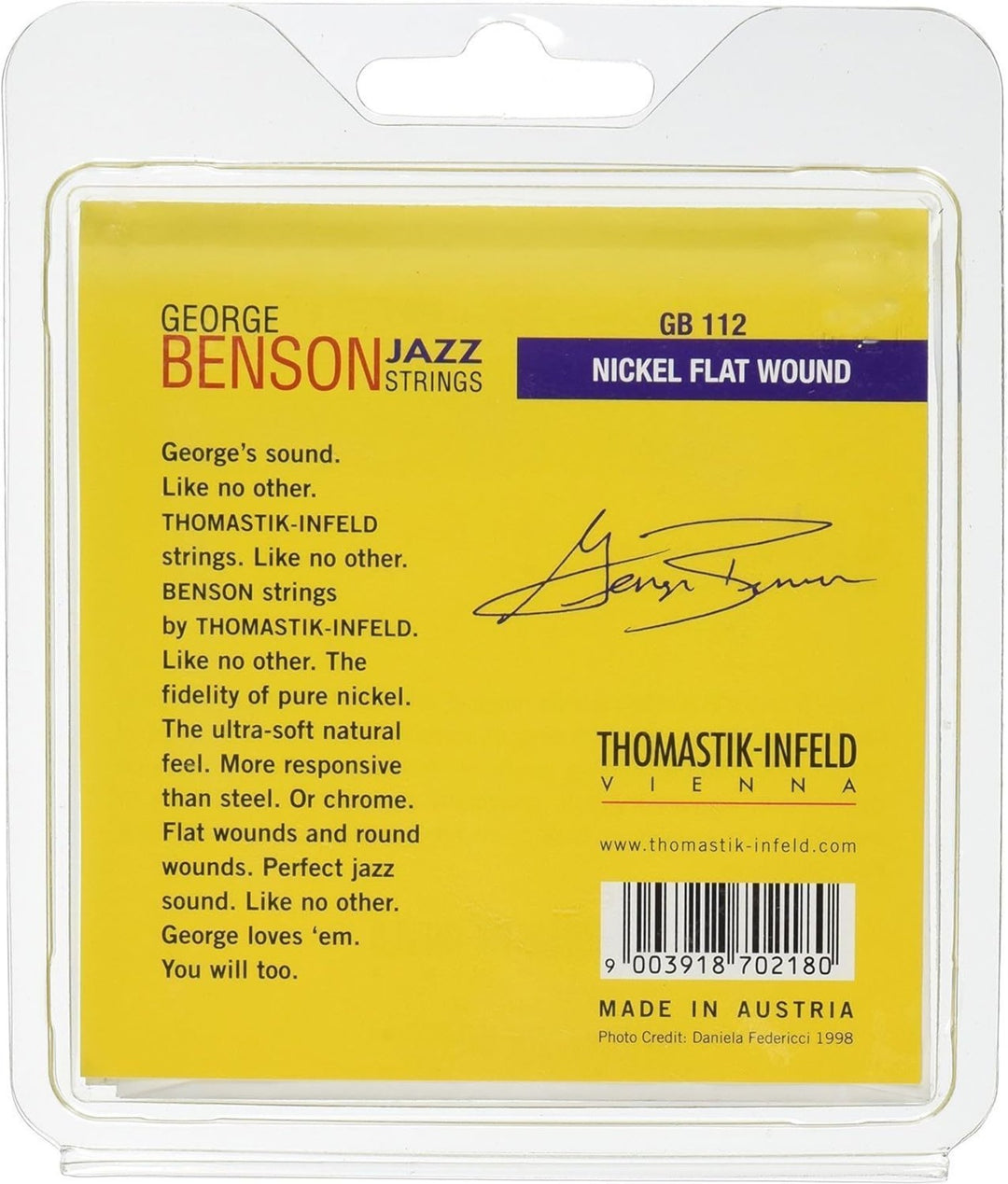 Thomastik-Infeld Saiten für E-Gitarren George Benson Jazz Gitarren - .053fw (GB53)
