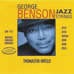 Thomastik-Infeld Saiten für E-Gitarre George Benson Jazz Gitarren - Set rundgewickelt (GR112)