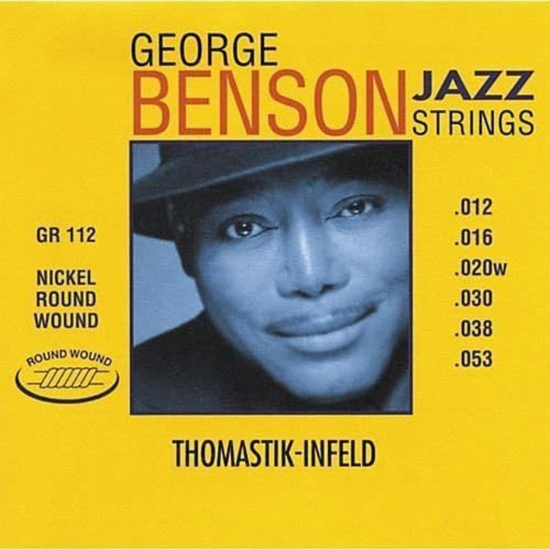 Thomastik-Infeld Saiten für E-Gitarre George Benson Jazz Gitarren - Set rundgewickelt (GR112)