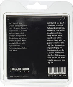 Thomastik-Infeld Saiten für E-Gitarre Jazz Swing Serie Nickel Flat Wound - Set 012 flatwound (JS112)