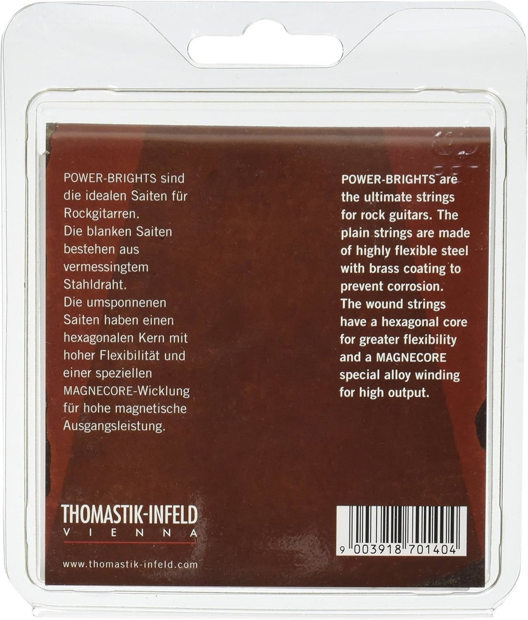 Thomastik-Infeld Saiten für E-Gitarre Power Brights Serie - Set 009 (PB109)