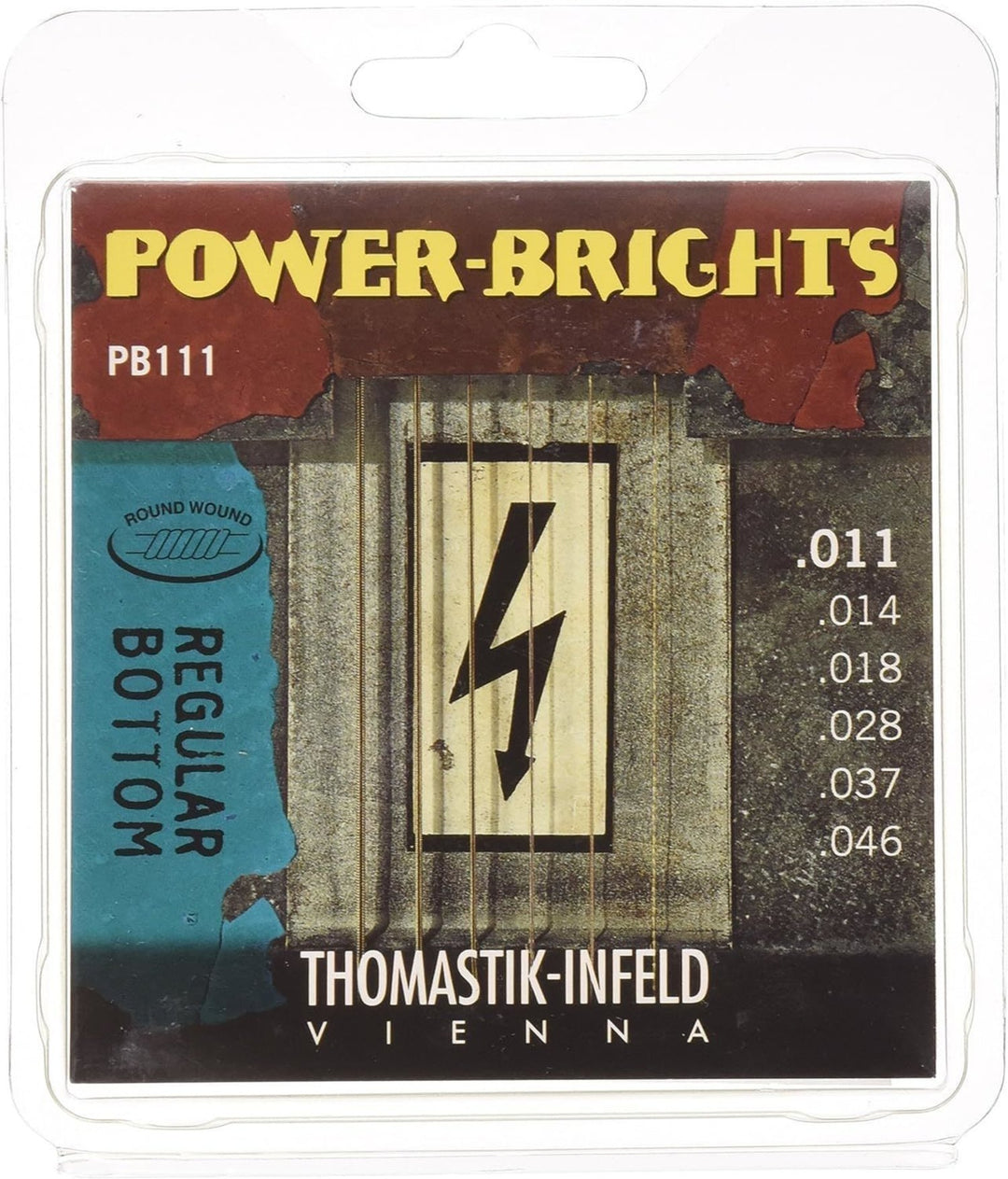 Thomastik-Infeld Saiten für E-Gitarre Power Brights Serie - Satz 011 (PB111)
