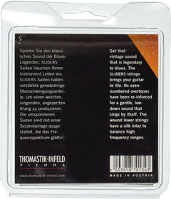 Thomastik-Infeld Saiten für E-Gitarre Sliders Blues Serie - Satz 009 light (SL109)