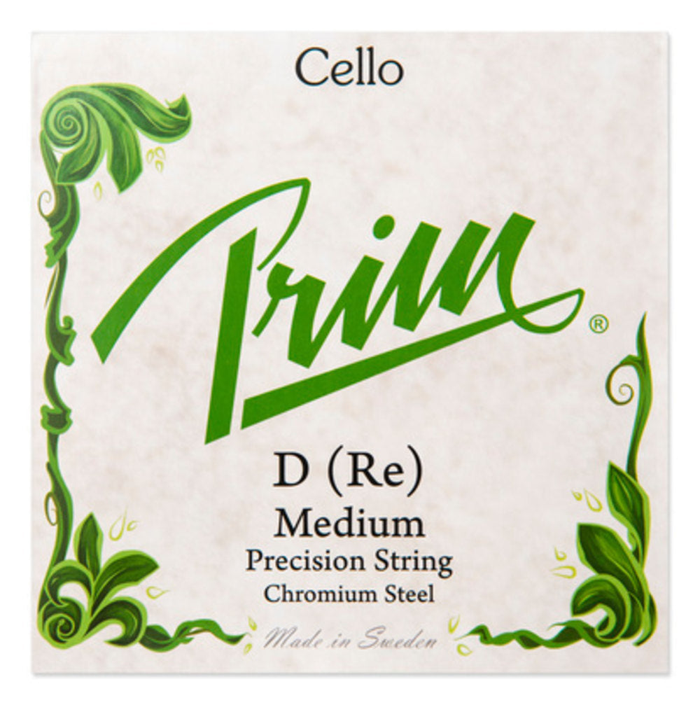 Prim-D-Saite für cello, Chromstahl, medium