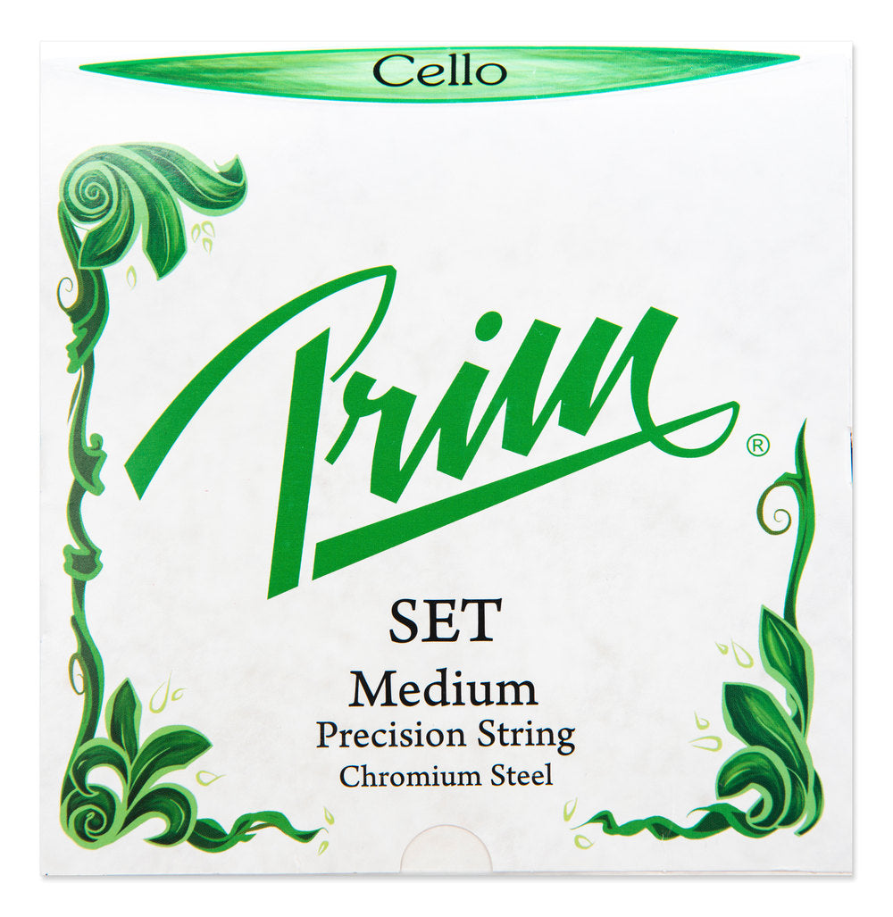 Prim Precision Saitensatz für cello 4/4, Chromstahl, medium