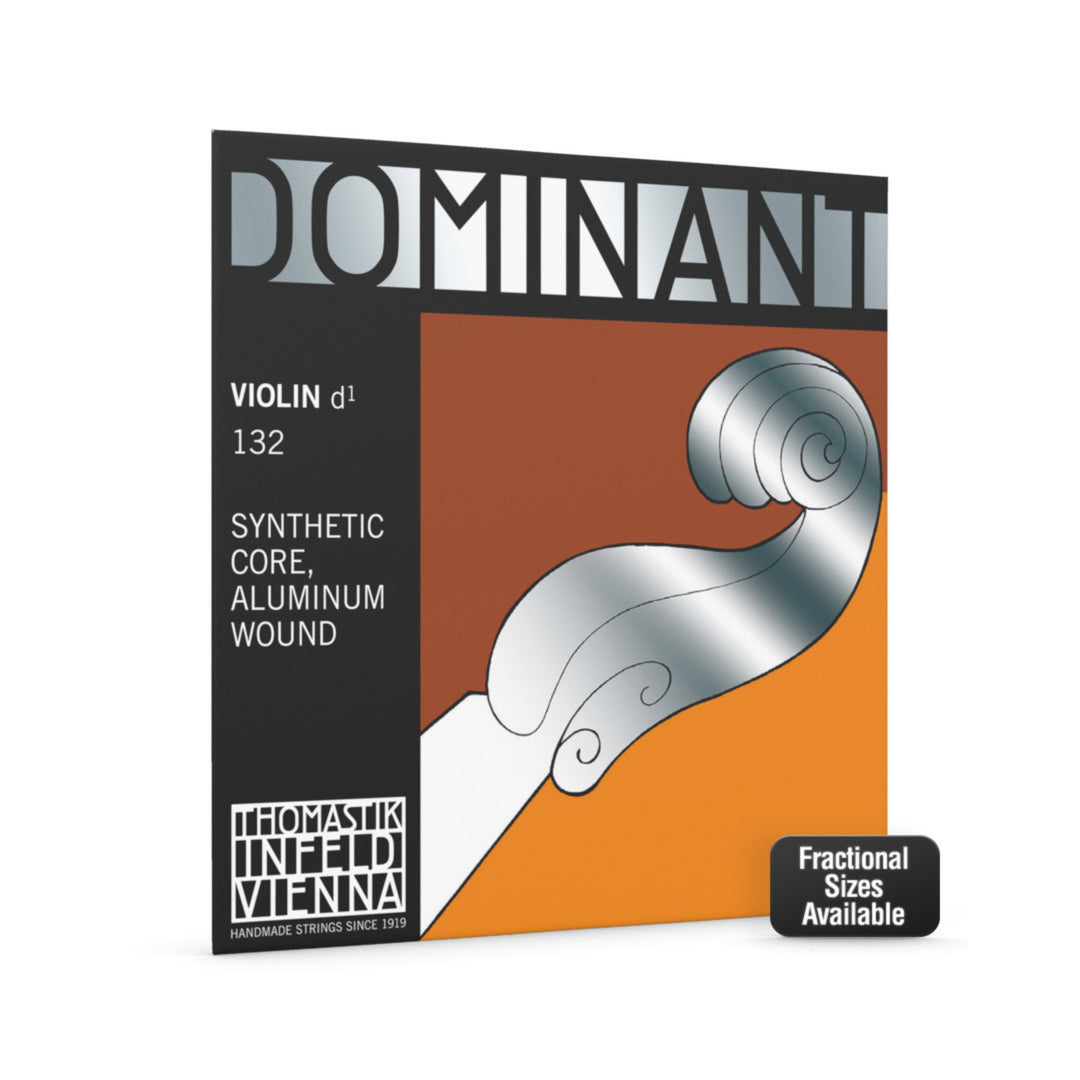 Thomastik-Infeld Geigen Saiten Dominant Nylonkern - D Silber 1/16 (132)