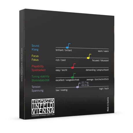 Thomastik-Infeld Geigen Saiten Infeld Hybridkern - Set blau (IB100)