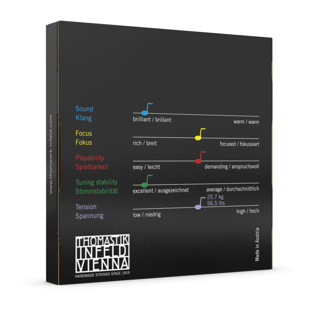 Thomastik-Infeld Geigen Saiten Precision Stahl Massivkern - Mittel (58A)