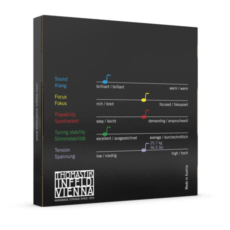 Thomastik-Infeld Geigen Saiten Precision Stahl Massivkern - Mittel (58)